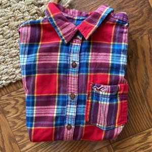 Hollister button down flannel